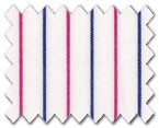 160's Superfine Cotton Pink/Blue Stripe