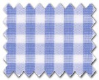 160's Superfine Cotton Light Blue Check