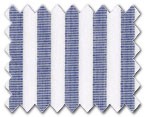 160's Superfine Cotton Navy Stripe