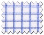 160's Superfine Cotton Blue Check
