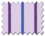 160's Superfine Cotton Purple/Blue Stripe