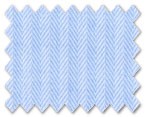 Wrinkle Free Cotton Light Blue Herringbone