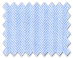 Wrinkle Free Cotton Light Blue Herringbone