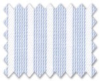 Wrinkle Free Cotton Light Blue Stripe