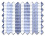 Wrinkle Free Cotton Dark Blue Stripe