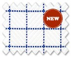 Wrinkle Free Cotton Blue Check