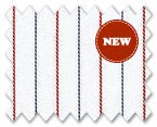 Wrinkle Free Cotton Red/Black Stripe