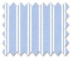 160's Superfine Cotton Light Blue/Dark Blue Stripe