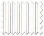 160's Superfine Cotton Blue/Red Stripe