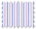 160's Superfine Cotton Purple/Blue Stripe
