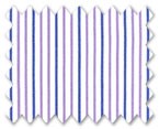 160's Superfine Cotton Purple/Blue Stripe
