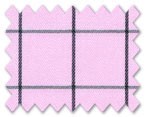 160's Superfine Cotton Pink/Grey Check