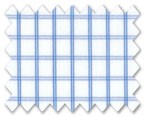 160's Superfine Cotton Blue Check