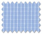 160's Superfine Cotton Blue Check