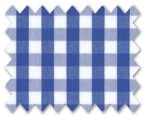 160's Superfine Cotton Dark Blue Gingham Check