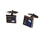 Multicolour Square Cufflink