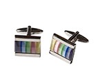 Rainbow Rectangle Cufflink