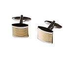 Gold Rectangle Cufflink