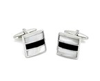 Black/White Square Cufflink