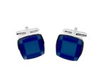 Blue/Light Blue Square Cufflink