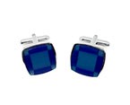 Blue/Light Blue Square Cufflink