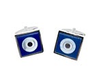 Blue/Light Blue Square Cufflink