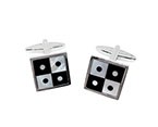 Black/White Square Cufflink