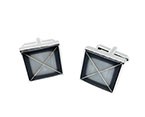 Black/White Square Cufflink