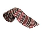 Red Printed Silk Tie