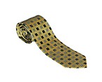 Gold Square Silk Tie