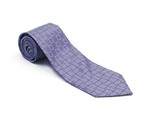 Light Purple Printed Silk Tie