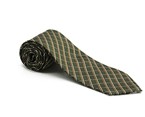 Green Check Silk Tie