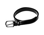 30mm width Black Buckle with Black Belt (44 inch)