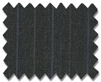 Summer Wool Medium Grey with Blue Stripe