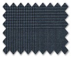 V.B. Summer Wool Medium Blue Prince Wales Check