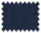 V.B. Spring Wool Blue with White Stripe