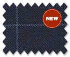 V.B. Spring Wool Dark Blue Check