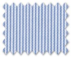 Zegna Timeless 100% Cotton Light Blue Stripe