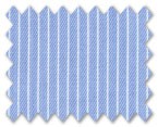 Zegna Timeless 100% Cotton Blue with White Stripe