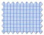 Zegna 100% Cotton Blue Check