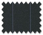 Medium Wool Dark Blue with Light Blue Stripe