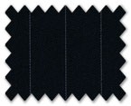 Medium Wool Navy with Light Blue Stripe