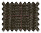 Summer Wool Dark Brown with Grey/Red Prince Wales Check