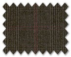 Summer Wool Dark Brown with Grey/Red Prince Wales Check