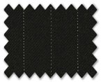 Summer Wool Black with White Stripe