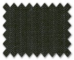 Loro Piana 130'S Wool Dark Grey with White Stripe