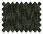 Loro Piana 130'S Wool Dark Grey with White Stripe