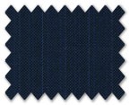 Loro Piana 130's Wool Blue with Light Blue Stripe