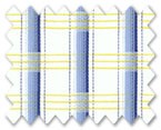 Wrinkle Free Cotton Yellow/Blue Check