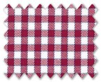 Wrinkle Free Cotton Red/Light Red Check